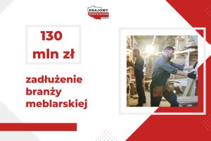 Długi polskiego sektora meblarskiego sięgają 130 mln zł